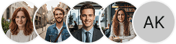 Multiple investor profile avatars on Beacon Wertholm trading review block